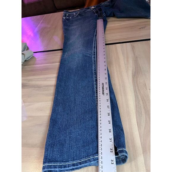 GRACE IN LA Women's Jeans Size 30 Bling Boot Cut Embroidered Pocket - Picture 9 of 10